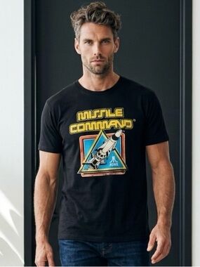 Atari Missile Command Graphic Tee - Black
